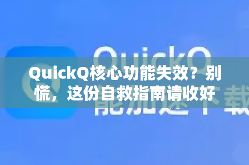QuickQ核心功能失效？别慌，这份自救指南请收好