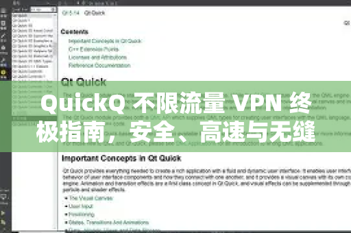 QuickQ 不限流量 VPN 终极指南，安全、高速与无缝访问的解决方案